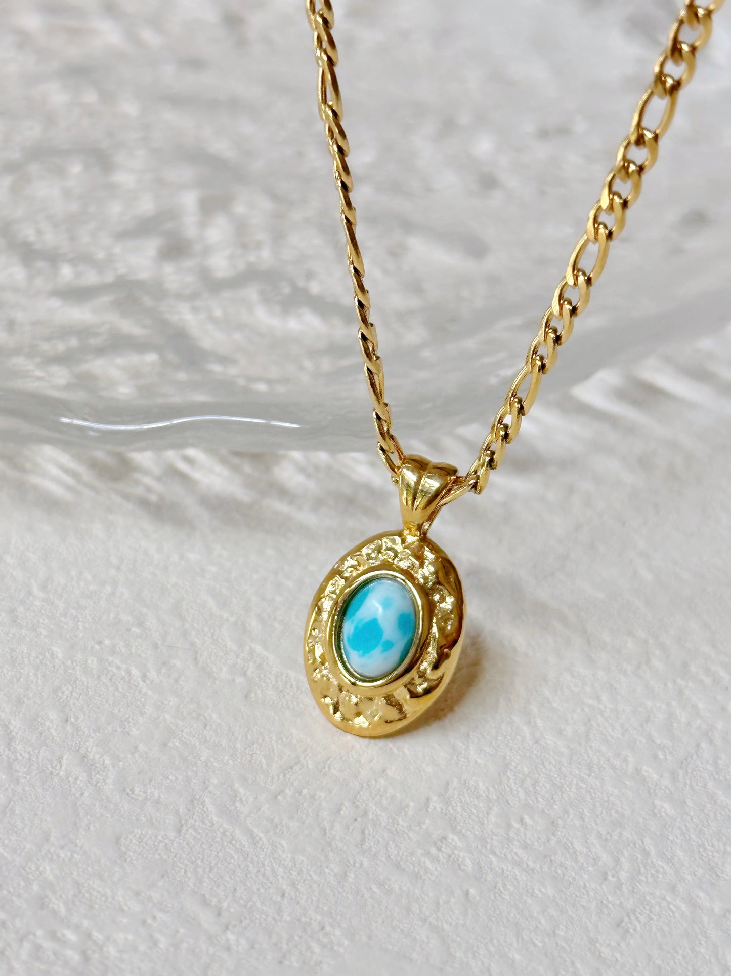 Lin Blue Turquoise Necklace