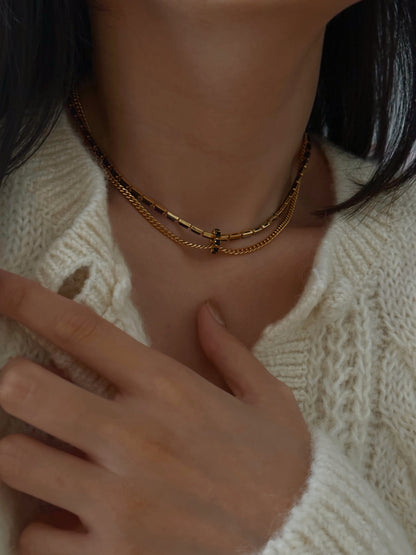 Jeanne Double-layered Necklace