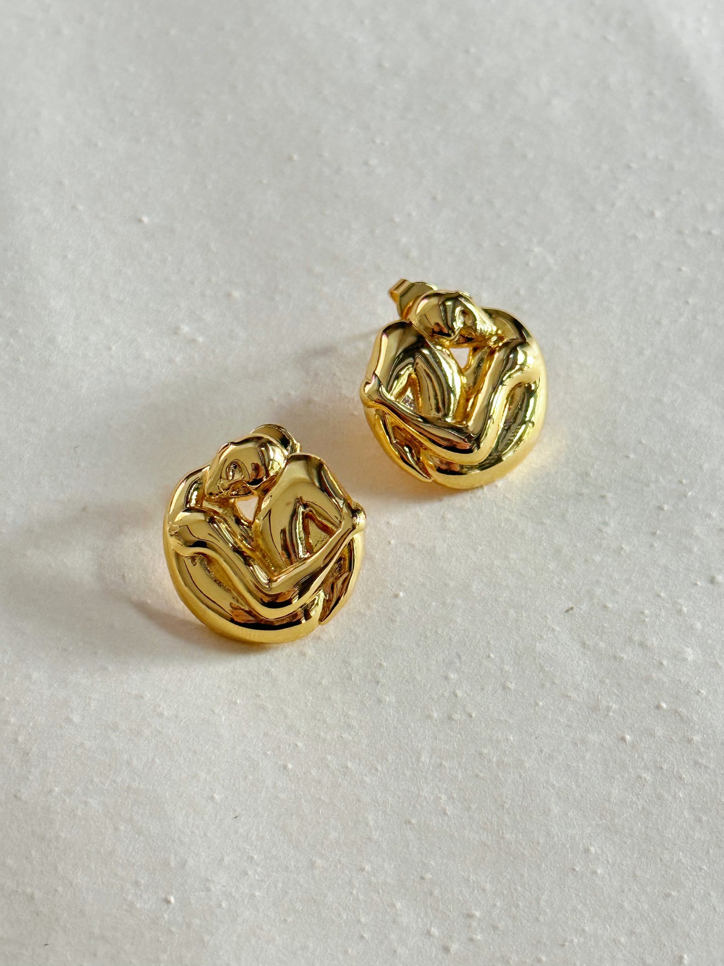 Althea Sculpture Stud Earrings