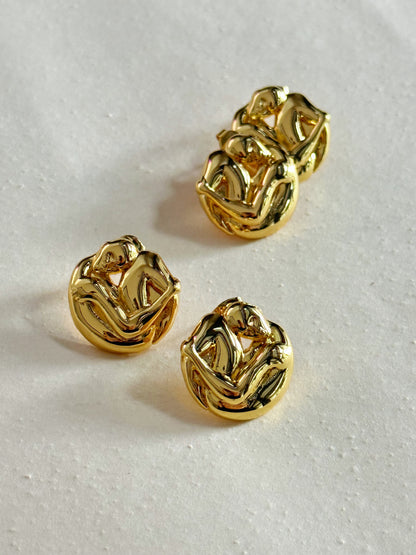 Althea Sculpture Stud Earrings