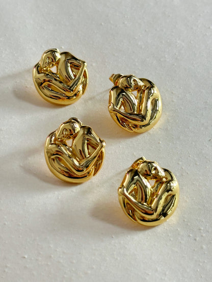 Althea Sculpture Stud Earrings