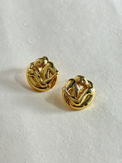 Althea Sculpture Stud Earrings