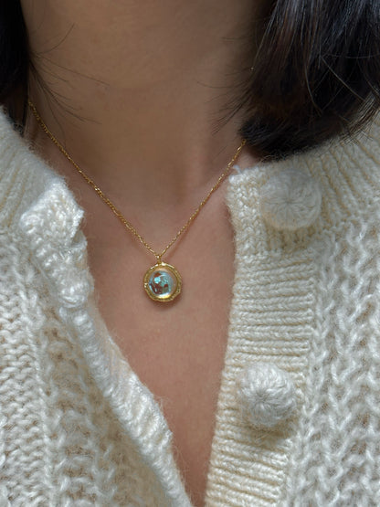 Lunette Moonstone Necklace